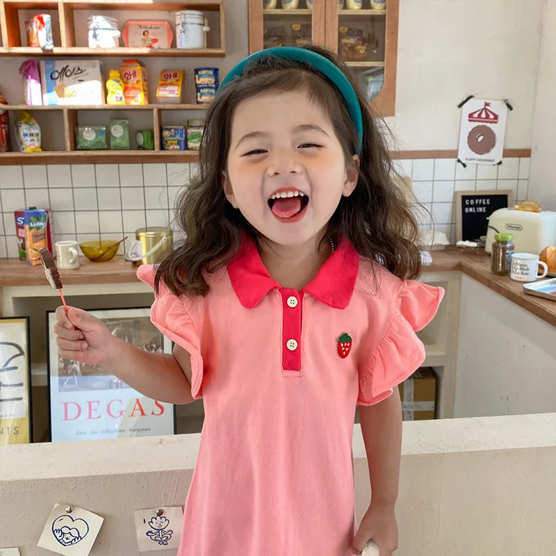 Leichtes sommerkleid für kinder