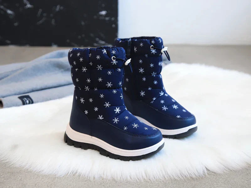 Winter-schneestiefel für mädchen