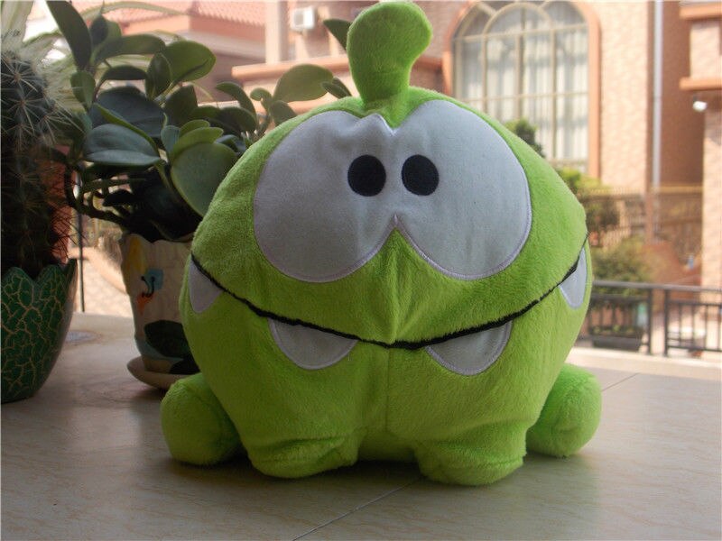 Grüner Frosch Cartoon Plüschtier