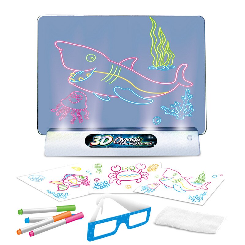 Magic Drawing Board - leuchtende kunst - leuchtende 3d-zeichentafel