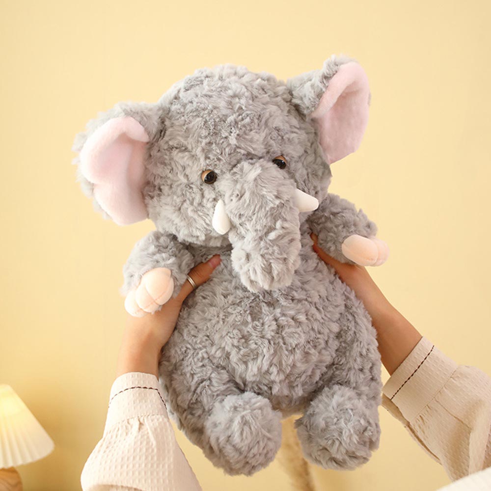 Eli - Kuscheliger Grauer Elefant