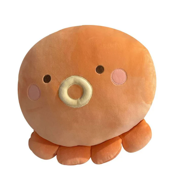 Niedlicher Orangener Oktopus