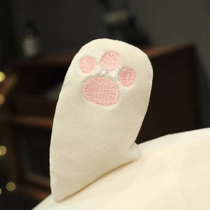 Riesiger Kawaii Karamell-Katzen Plüsch: Umarmbar & Süß!