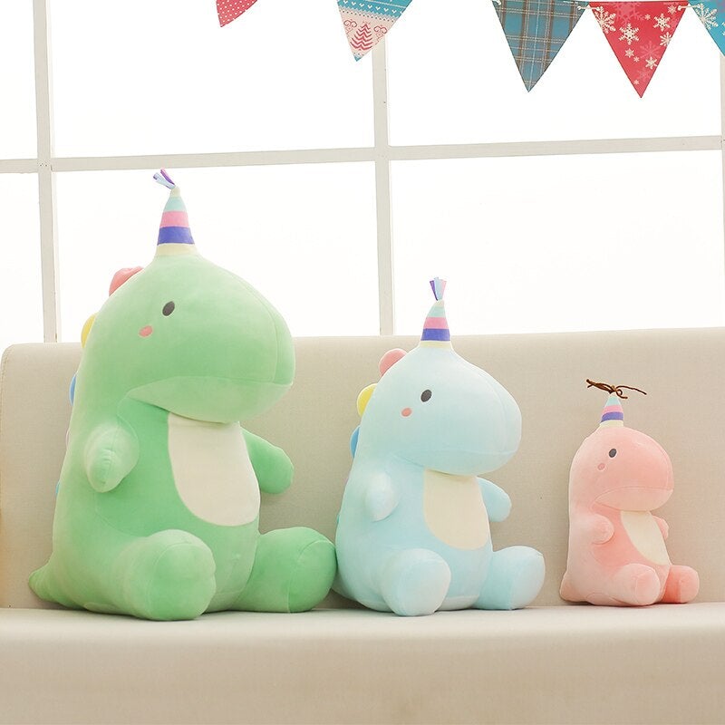 Dino Party – Blaue Dinosaurier Plüschtiere