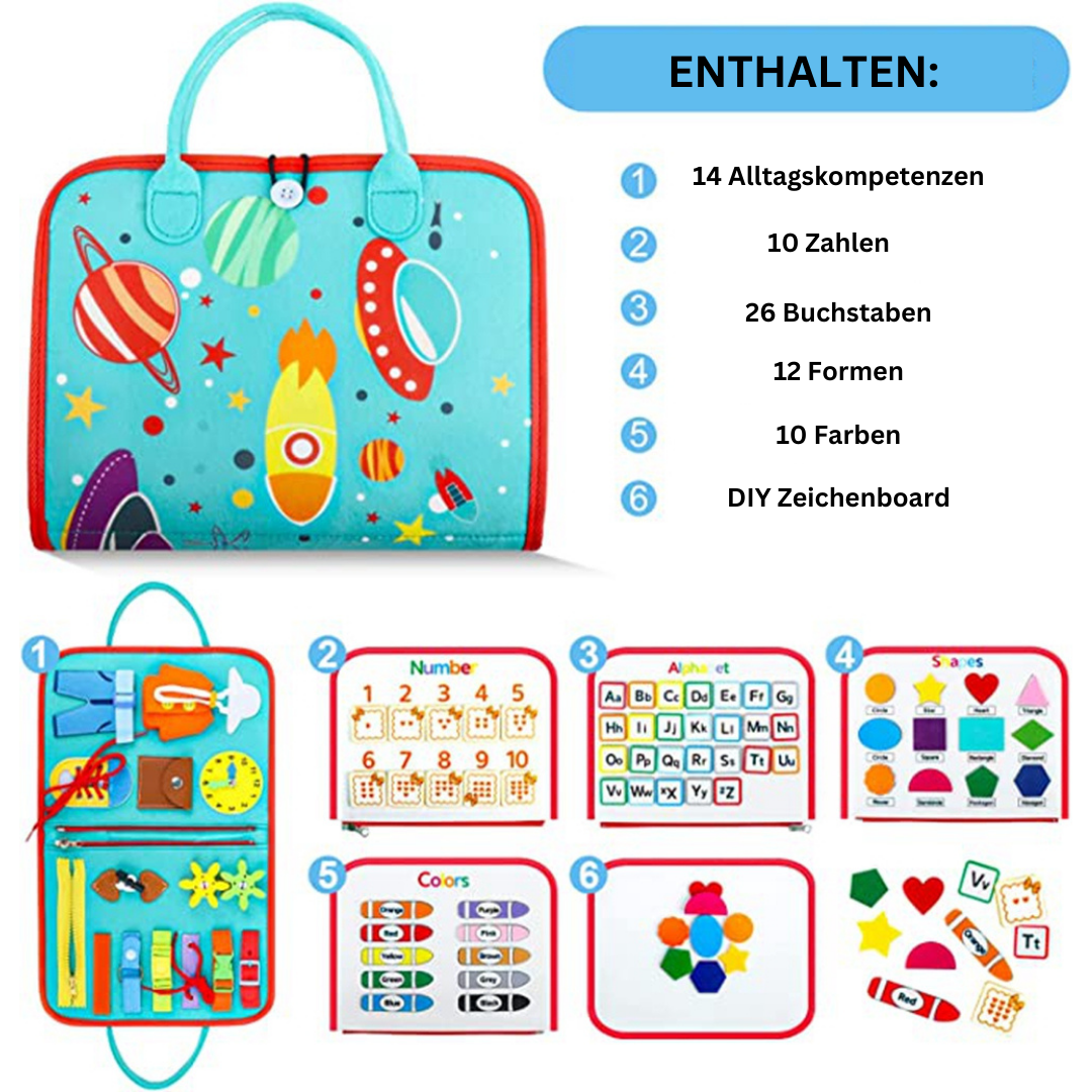 Montessori spiel & lernbuch
