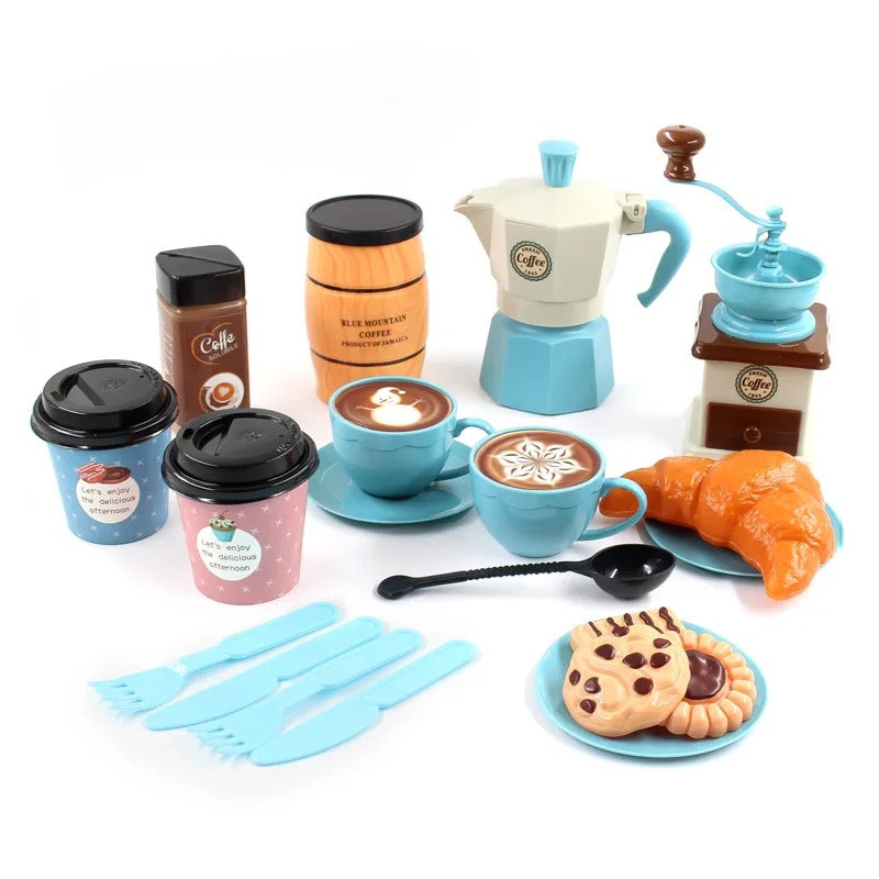 Cafe set - angehende barista & bäcker - cafe & bäckerei spielzeugset