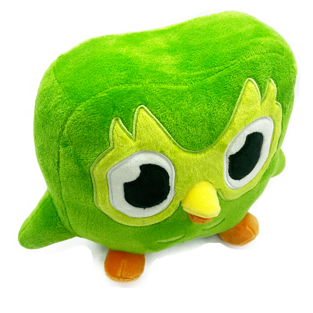 Grüne Eule Stofftier