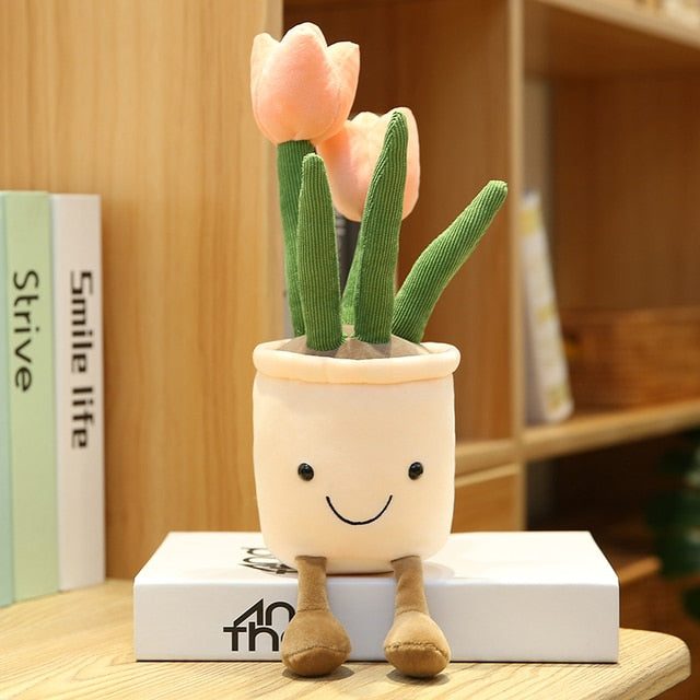 Jetzt Lustige Plüsch Topfplanzen zur Deko oder zum kuscheln bei Kuscheltiere.store kaufen