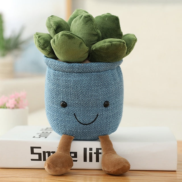 Jetzt Lustige Plüsch Topfplanzen zur Deko oder zum kuscheln bei Kuscheltiere.store kaufen