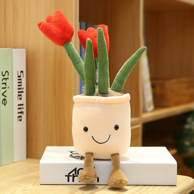 Jetzt Lustige Plüsch Topfplanzen zur Deko oder zum kuscheln bei Kuscheltiere.store kaufen