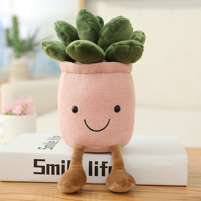 Jetzt Lustige Plüsch Topfplanzen zur Deko oder zum kuscheln bei Kuscheltiere.store kaufen