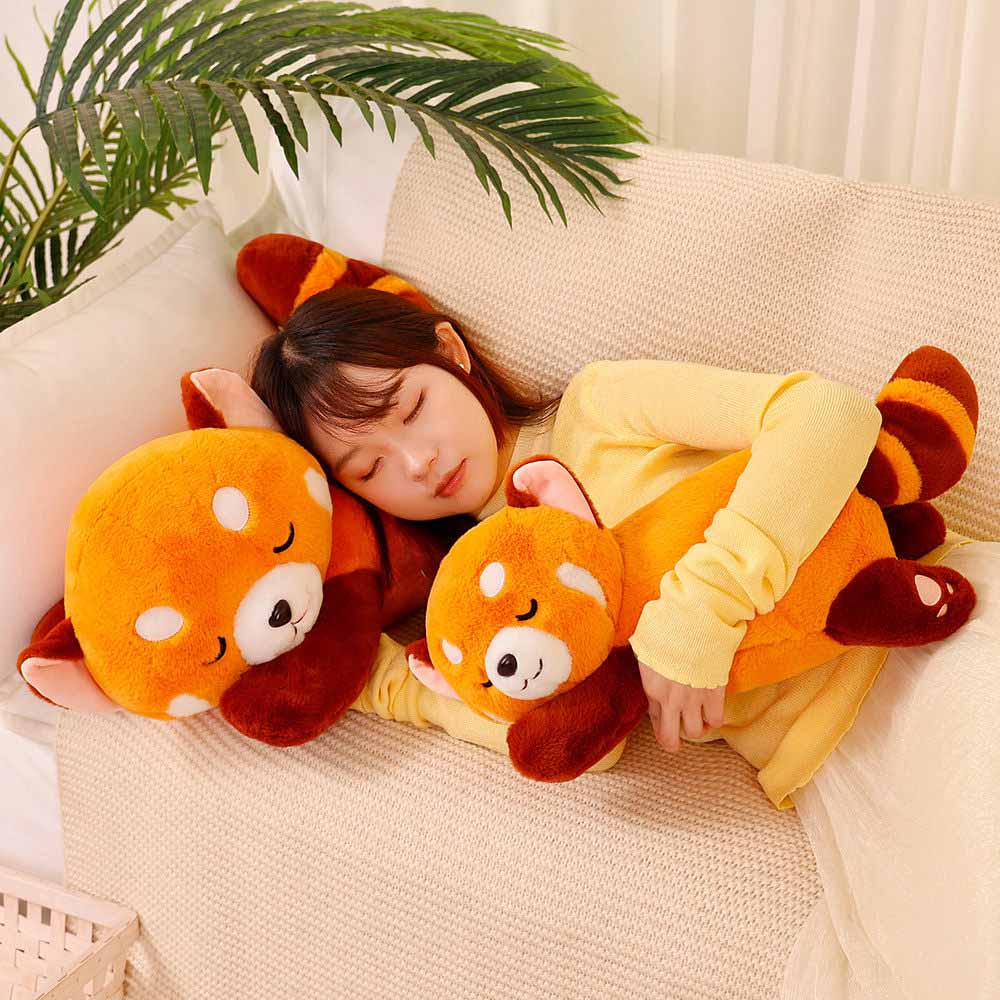 Schlafender Roter Panda Plüsch