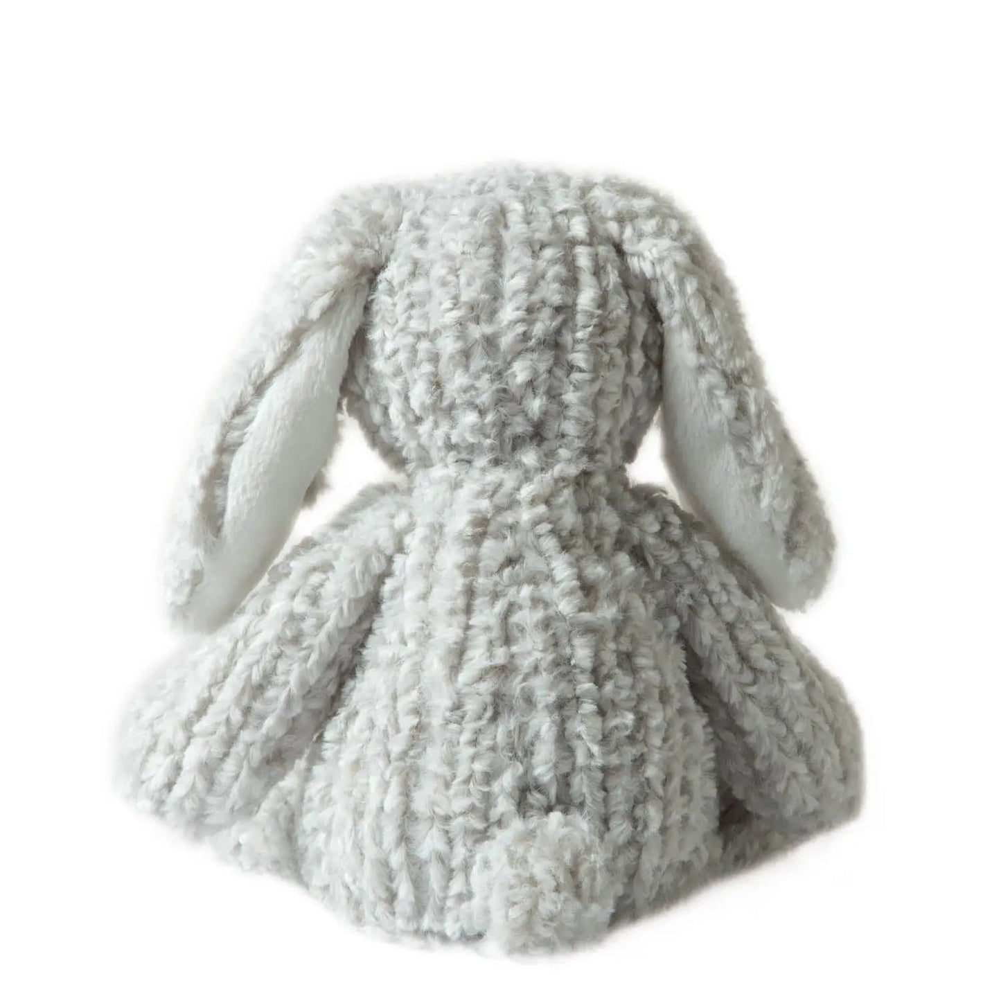 Flauschiger Kuschelhase in Grau
