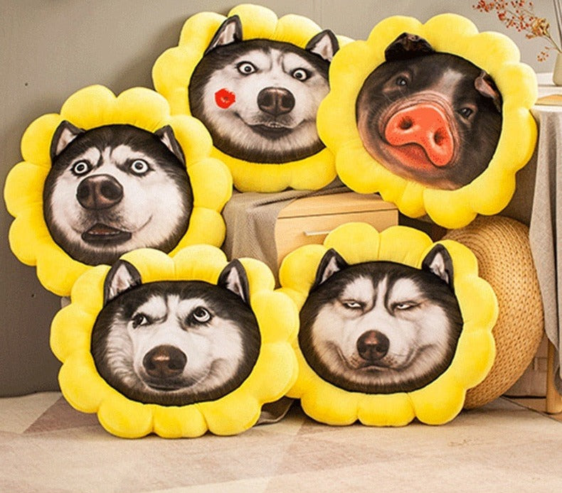 Sonnenschein-Husky Kissen