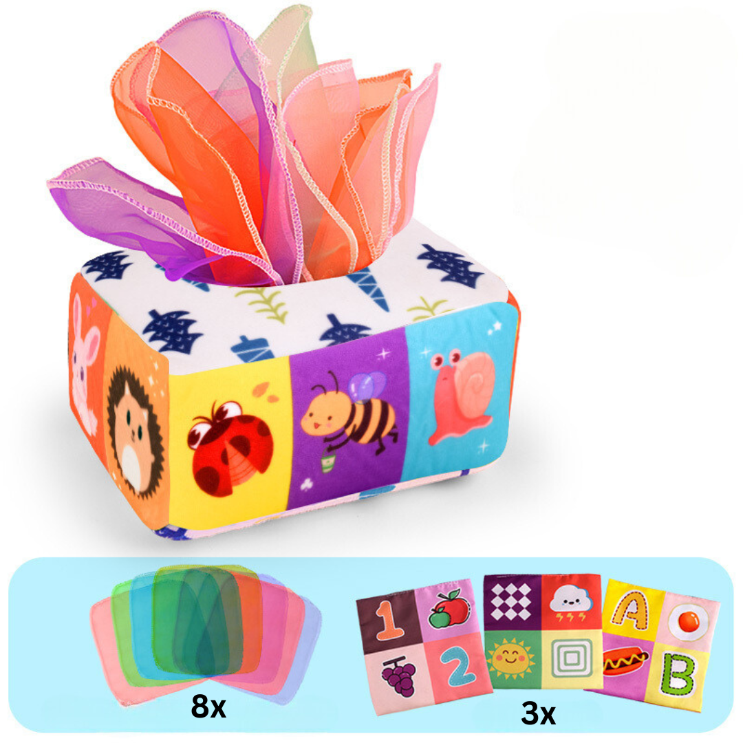 Montessori spielzeug taschentuchbox