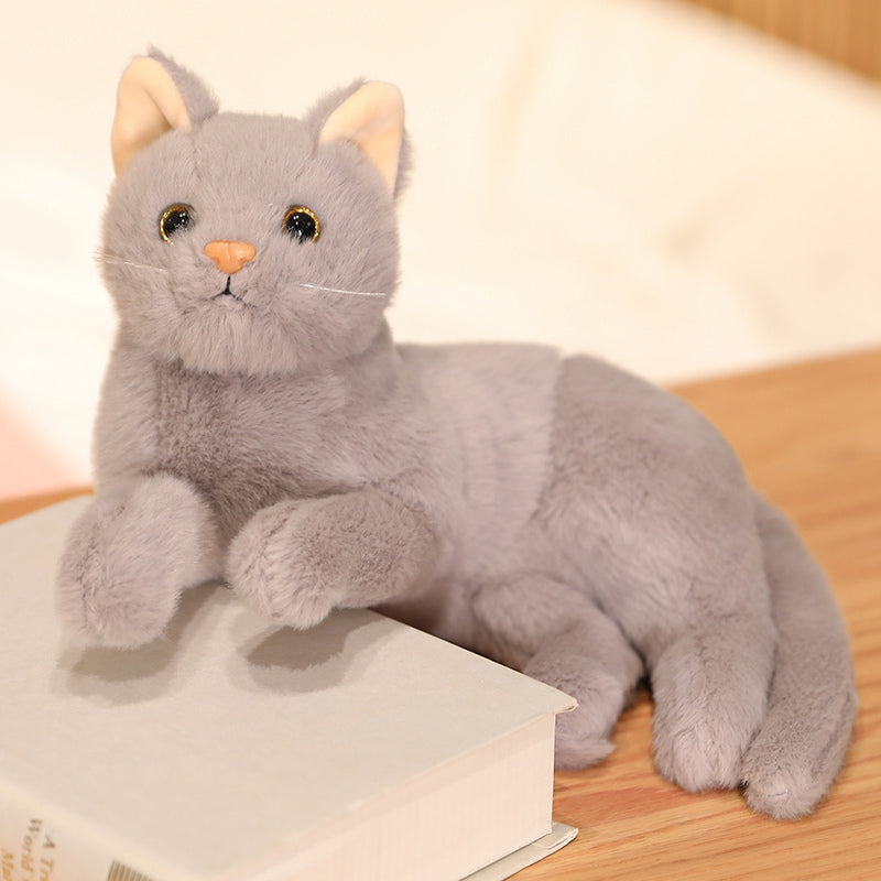 Niedliche Katze als Stofftier