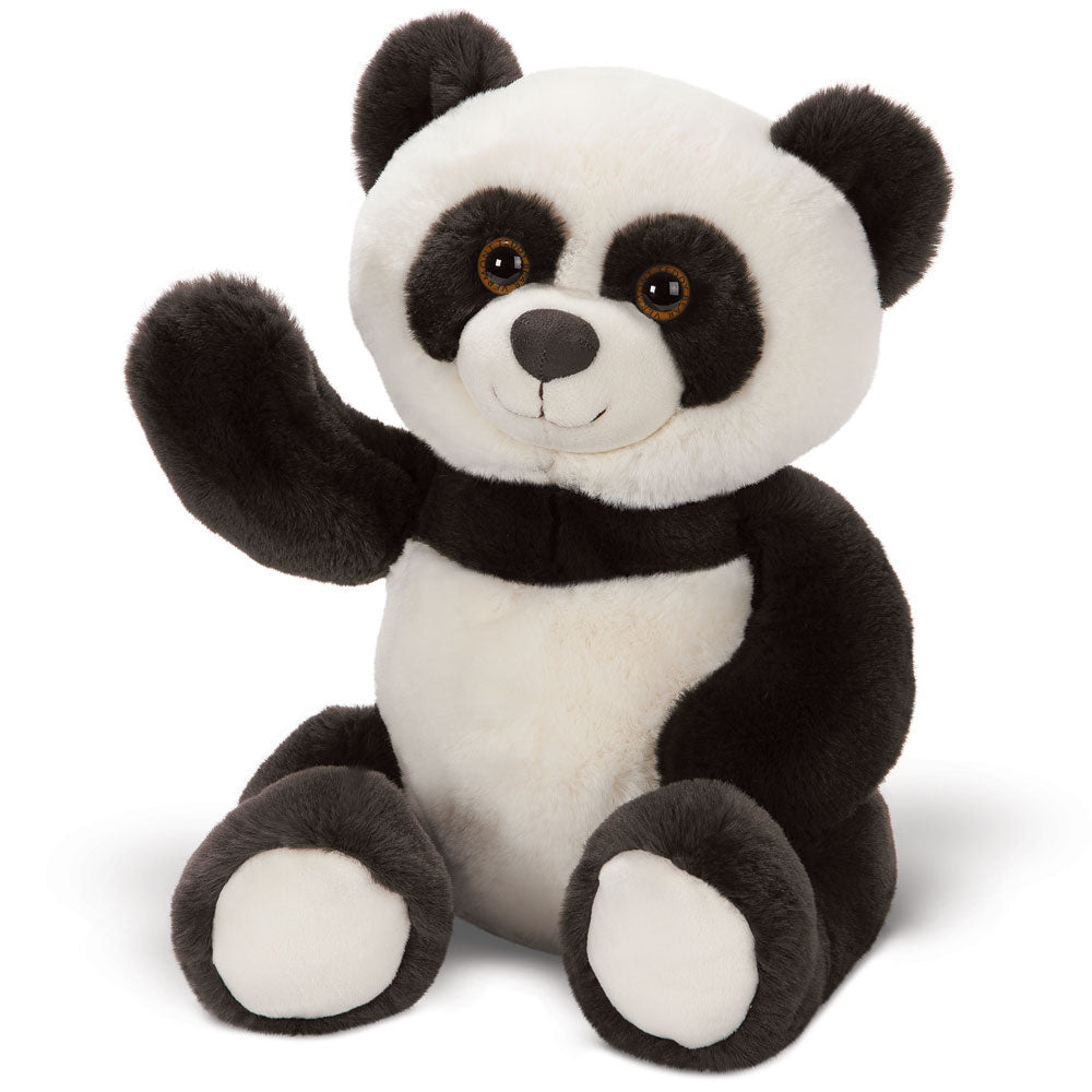 Knuddeliger Panda-Bär Schwarz-Weiß