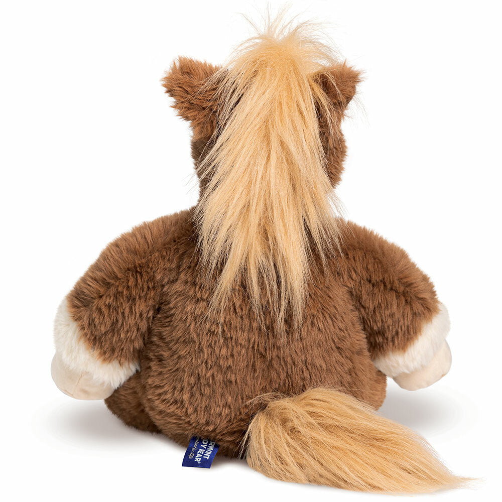 Freundliches Plüschpferd Braun