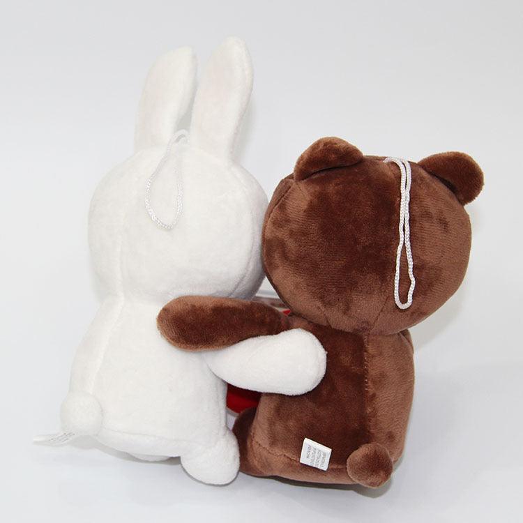 Kuschel-Paar: Teddy & Hase