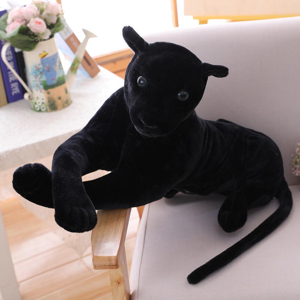 Schwarzer Panther weiches Plüschtier