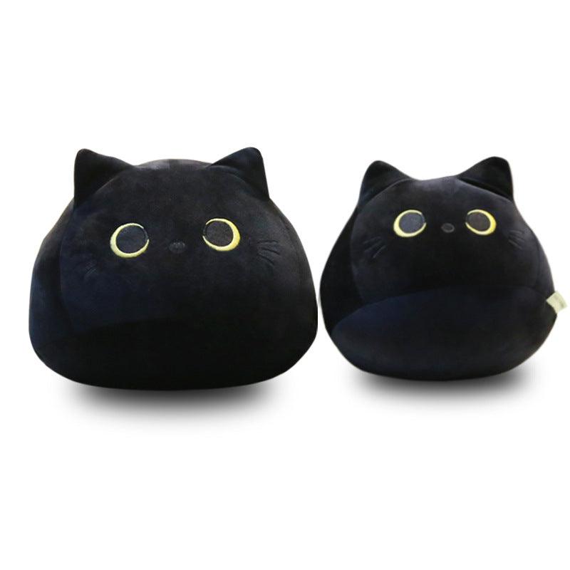 Kreative schwarze Katzenpuppe Plüschtier