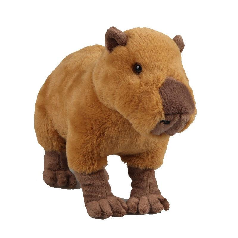 Zaloife Capybara Kuscheltier 23cm - Brauner Plüsch Mit Schildkrötenrucksack