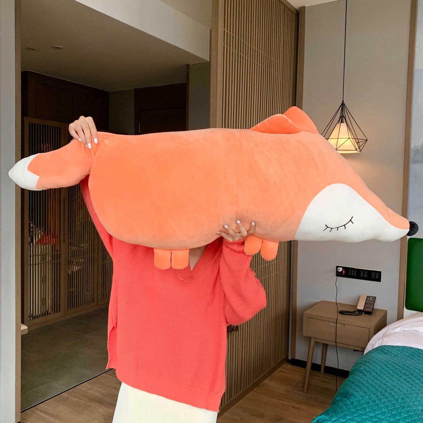Fuchs großes Plüschtier