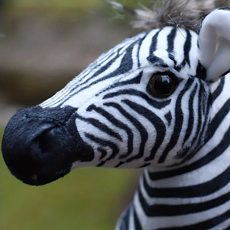 1 Stück Plüsch-Zebra-Pferd Kuscheltier – Einzigartiger Kuschelspaß!