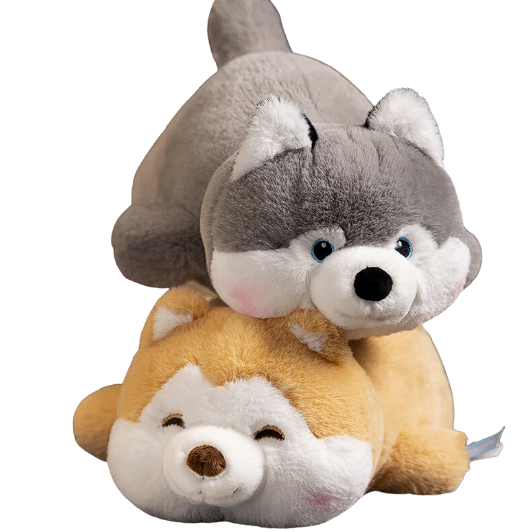 Flauschiger Husky Kuschelplüsch