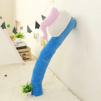 Kawaii Riesige Zahnbürste mit Zahnpasta