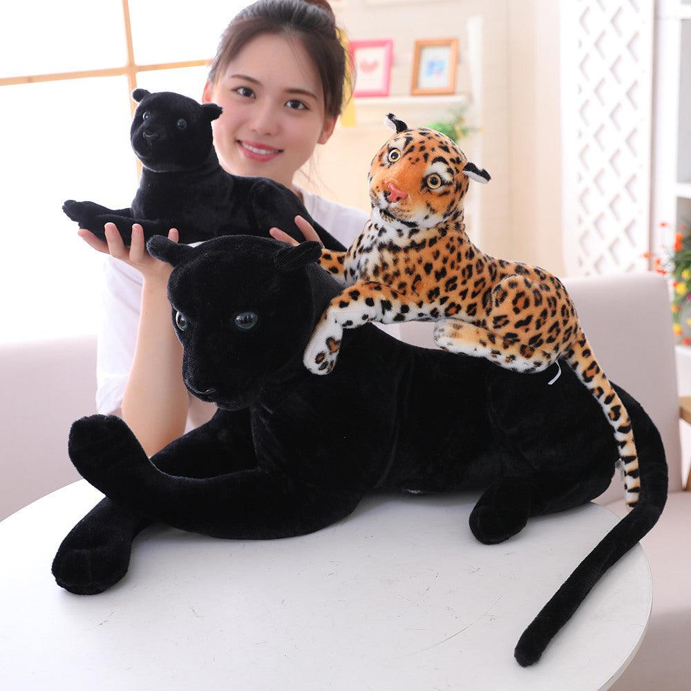 Schwarzer Panther weiches Plüschtier