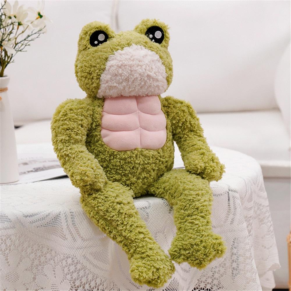 Muskulöser Frosch Plüschspaß
