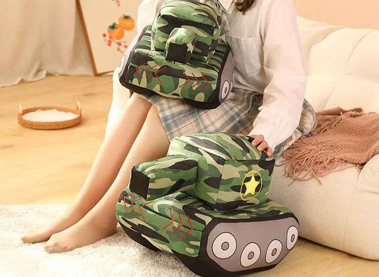 Lustige Armee Panzer Plüschtier