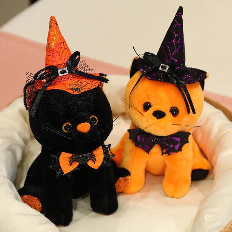 Halloween Witchy Kitty Katze Plüschtier