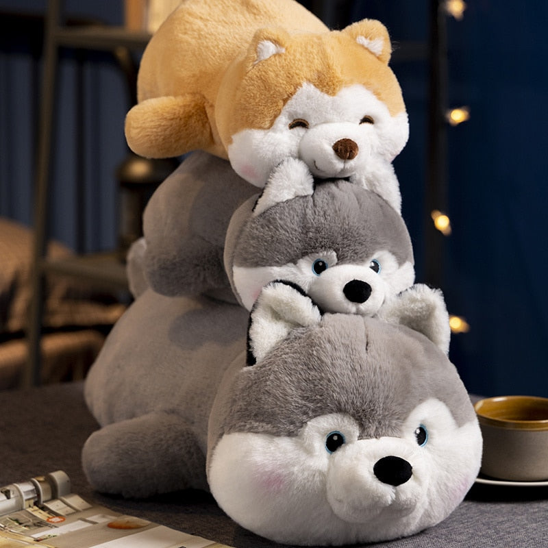 Flauschiger Husky Kuschelplüsch