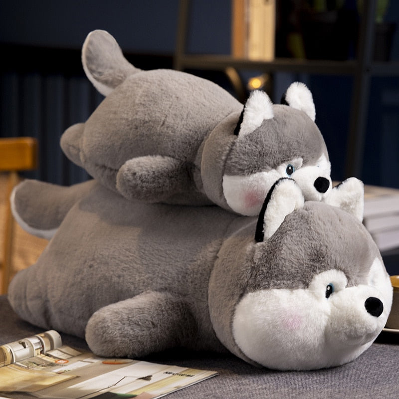 Flauschiger Husky Kuschelplüsch