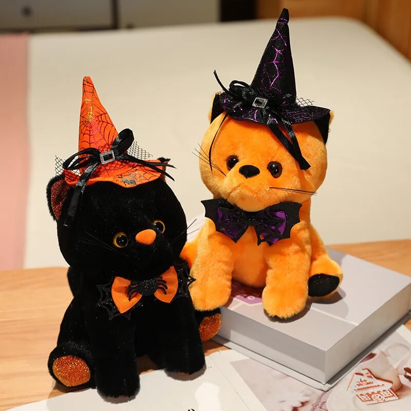 Halloween Witchy Kitty Katze Plüschtier