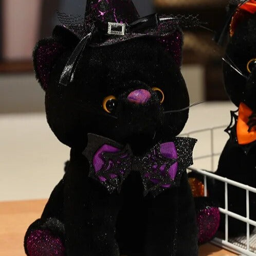 Halloween Witchy Kitty Katze Plüschtier