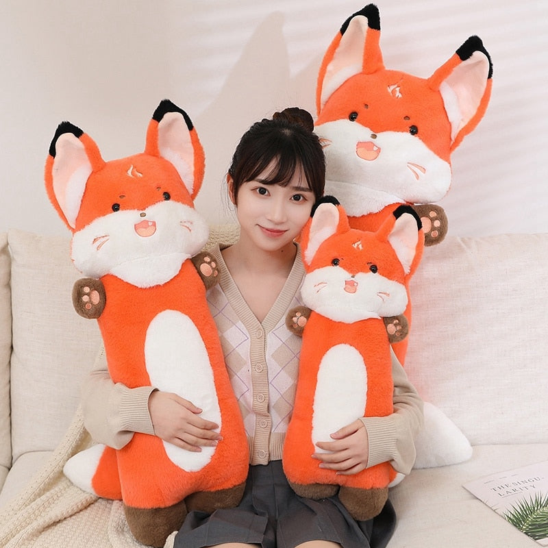 Kawaii-Riesenfuchs-Plüschtier
