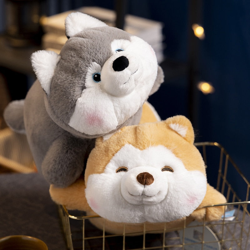 Flauschiger Husky Kuschelplüsch