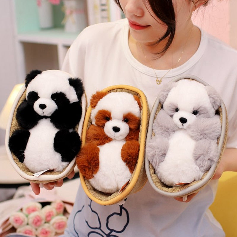 Bezaubernde Baby-Panda-Plüschtiere