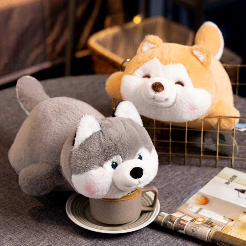 Flauschiger Husky Kuschelplüsch
