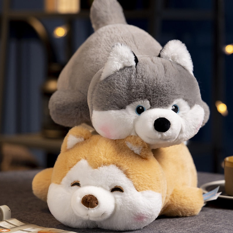 Flauschiger Husky Kuschelplüsch