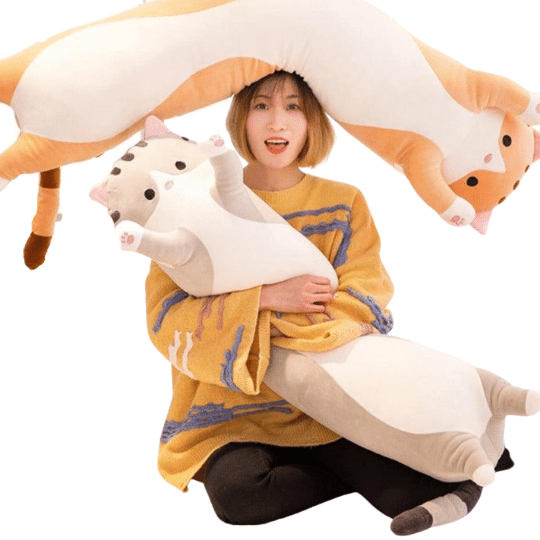 Riesige kawaii Lange Tier Katze Plüsch