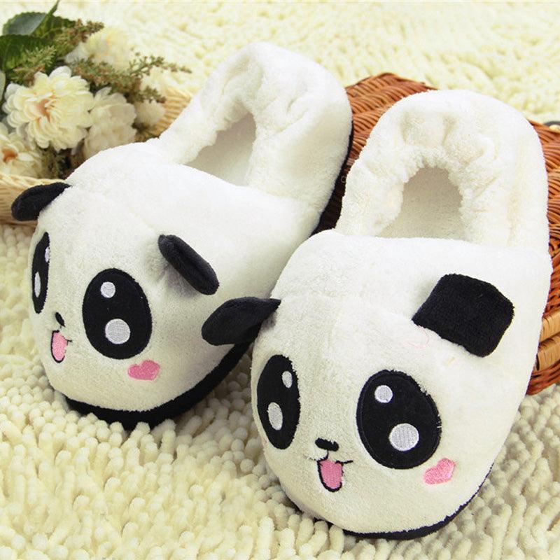 Niedliche lustige Panda-Augen Hausschuhe