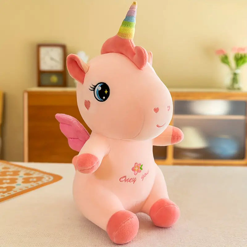 Weiche gestopfte Einhorn-Tierpuppen - Cartoon-Spielzeug für alle Altersgruppen