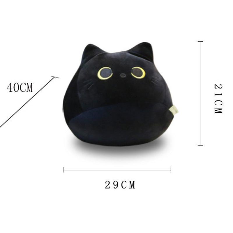 Kreative schwarze Katzenpuppe Plüschtier