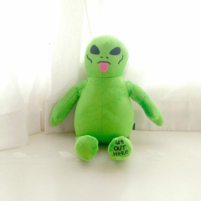 17,5" Kawaii Mittelfinger Katze und Alien Plüschtier Puppen