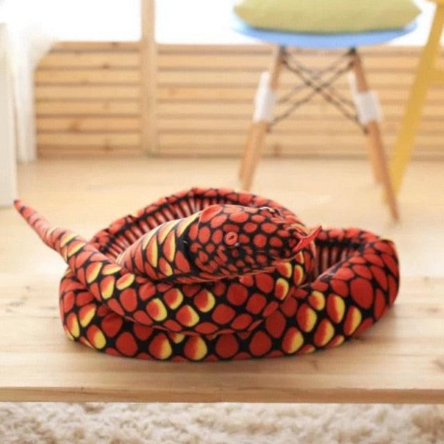 Realistische Python und Boa Constrictor Schlangenplüschtiere