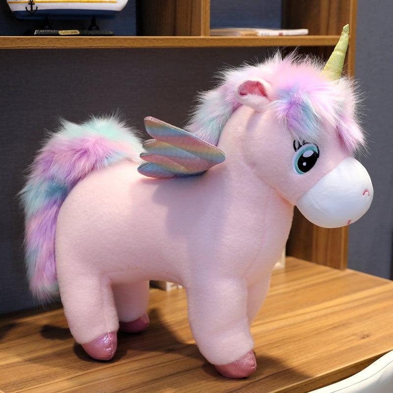 Glühende Flügel Einhorn Plüschtier